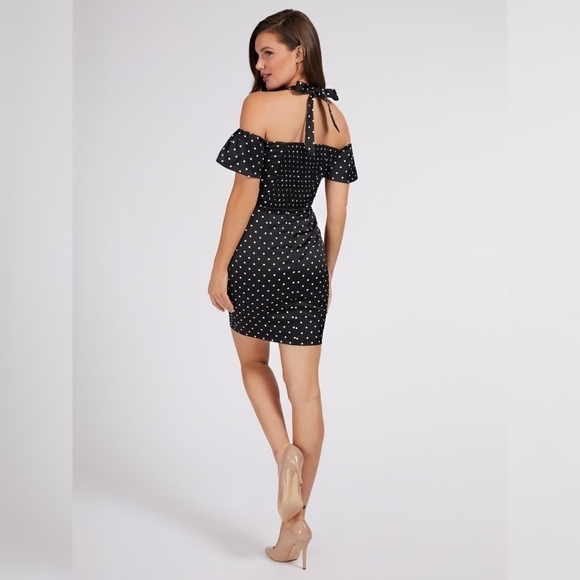 Guess Snug-fit polka dot dress - Picture 2 of 15
